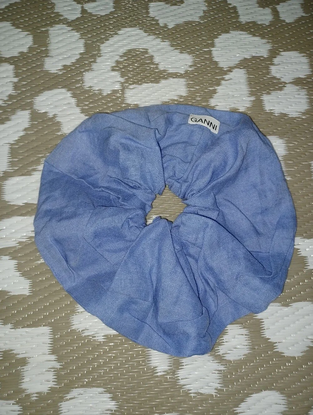 Ganni Linen Scrunchie